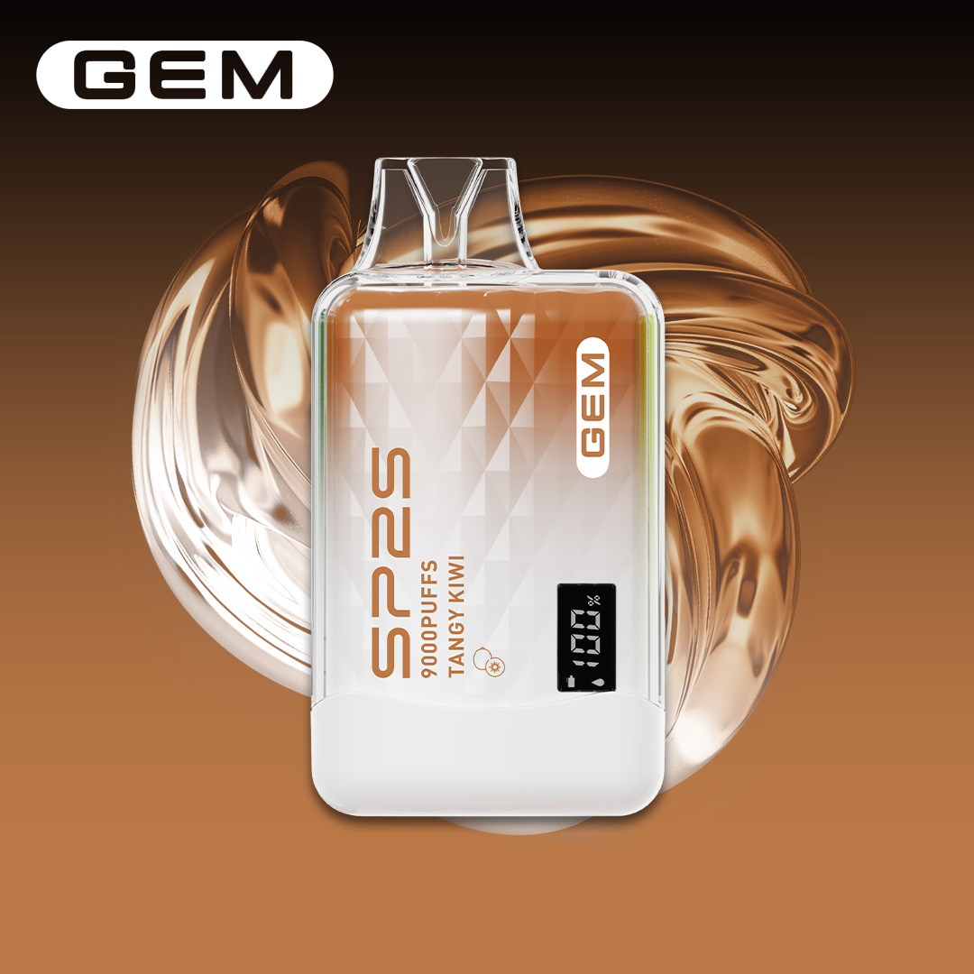 SP2 思博瑞 GEM 一次性電子煙｜奇異果口味・拋棄式電子菸・約 9000 口・數字屏顯示